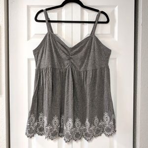 torrid Tops - Torrid Cinch Front Babydoll Tank Top torrid Tops - Torrid Cinch Front Babydoll Tank Top
